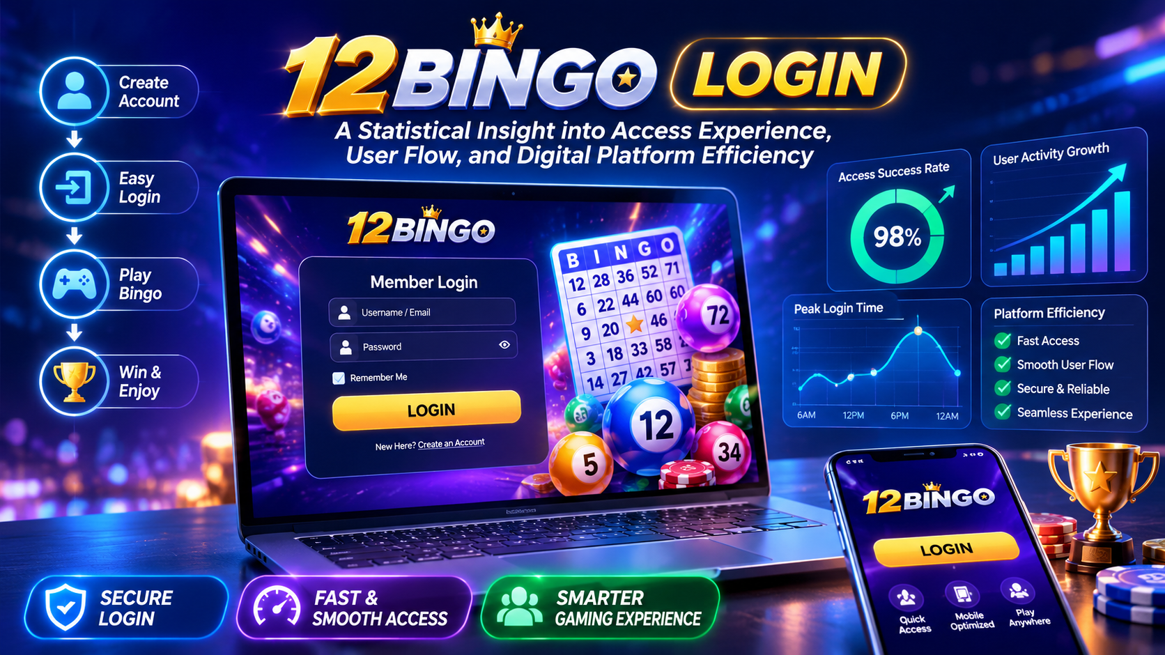 12Bingo Login: A Statistical Insight into Access Experience, User Flow, and Digital Platform Efficiency
